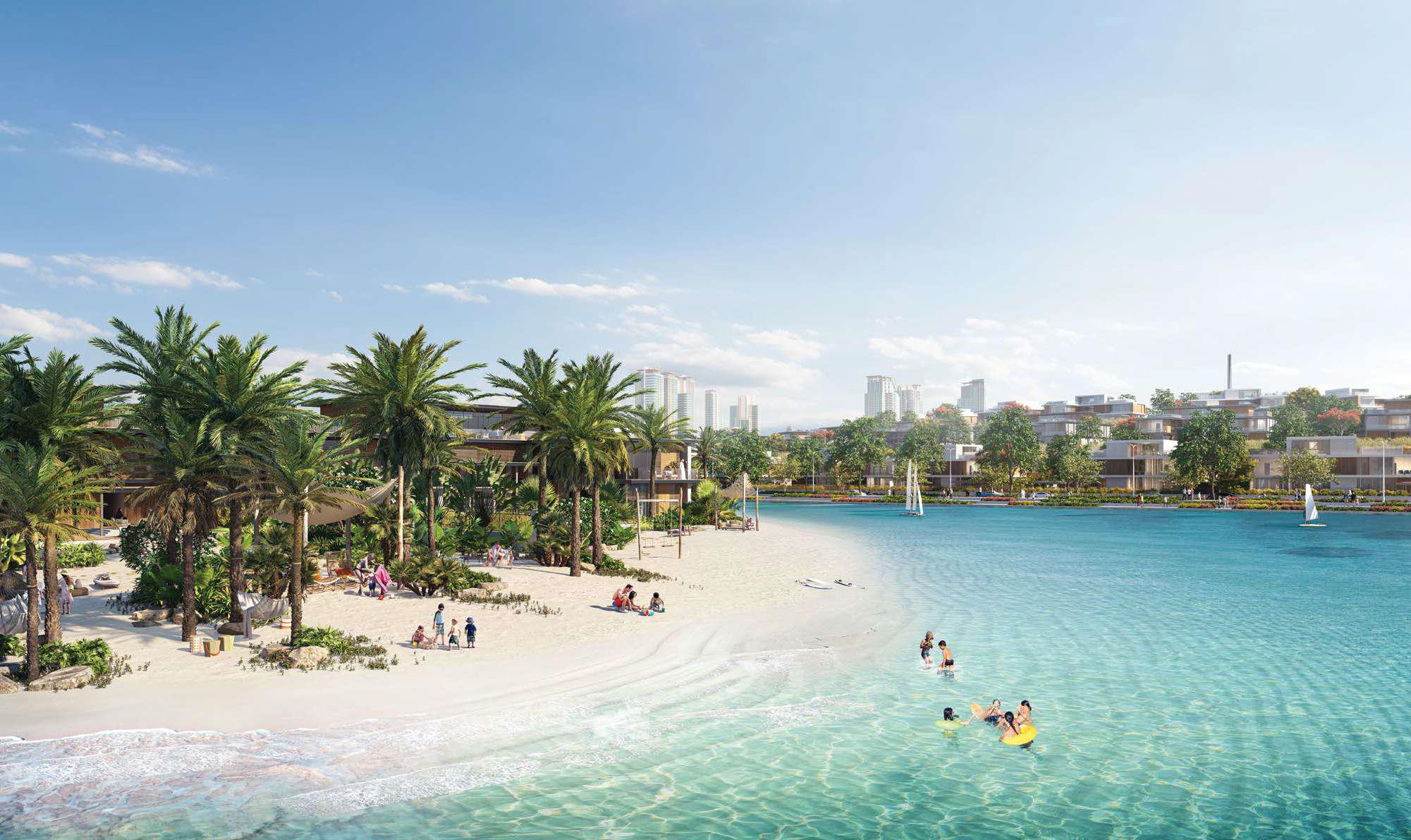 Reem Hills Abu Dhabi residential community with luxury villas and modern architecture.